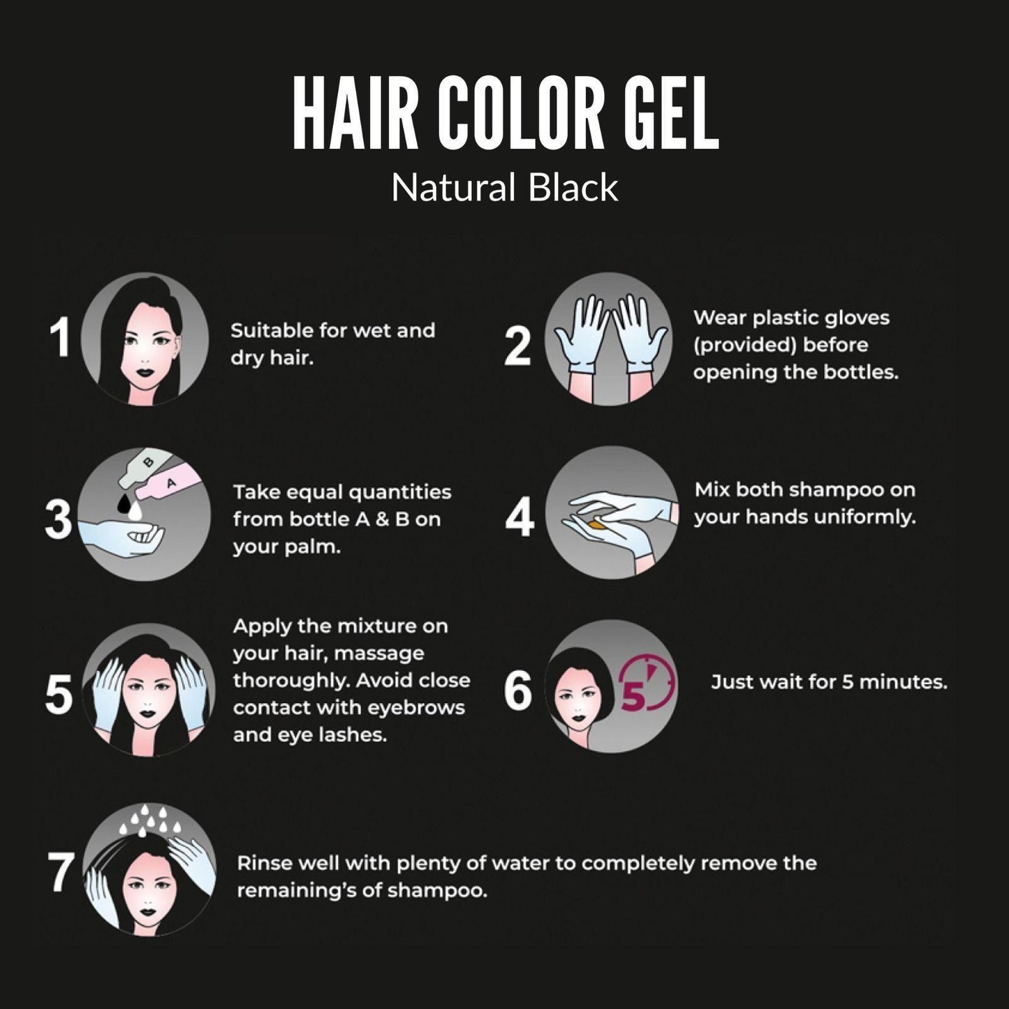 Fruit Vinegar Gel Based Hair Color 125 ml (Pack of 2)
