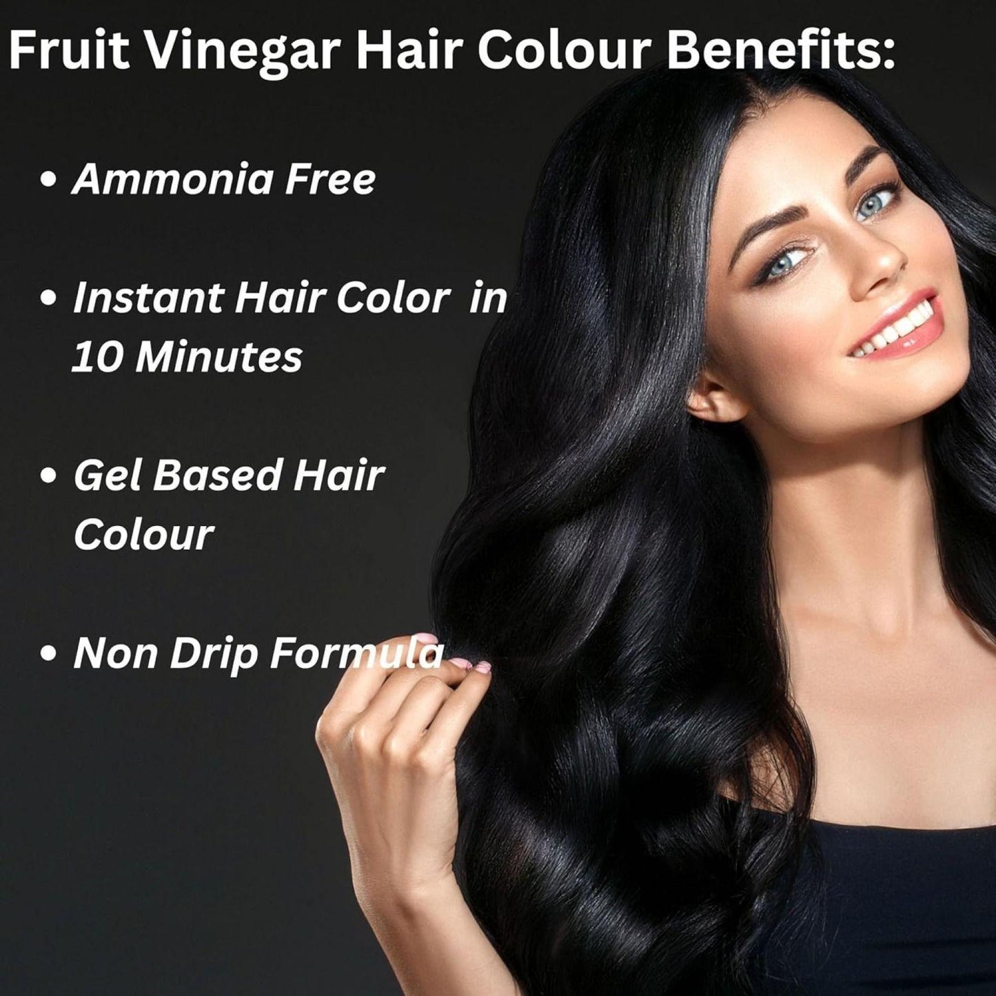Fruit Vinegar Gel Based Hair Color 125 ml (Pack of 2)