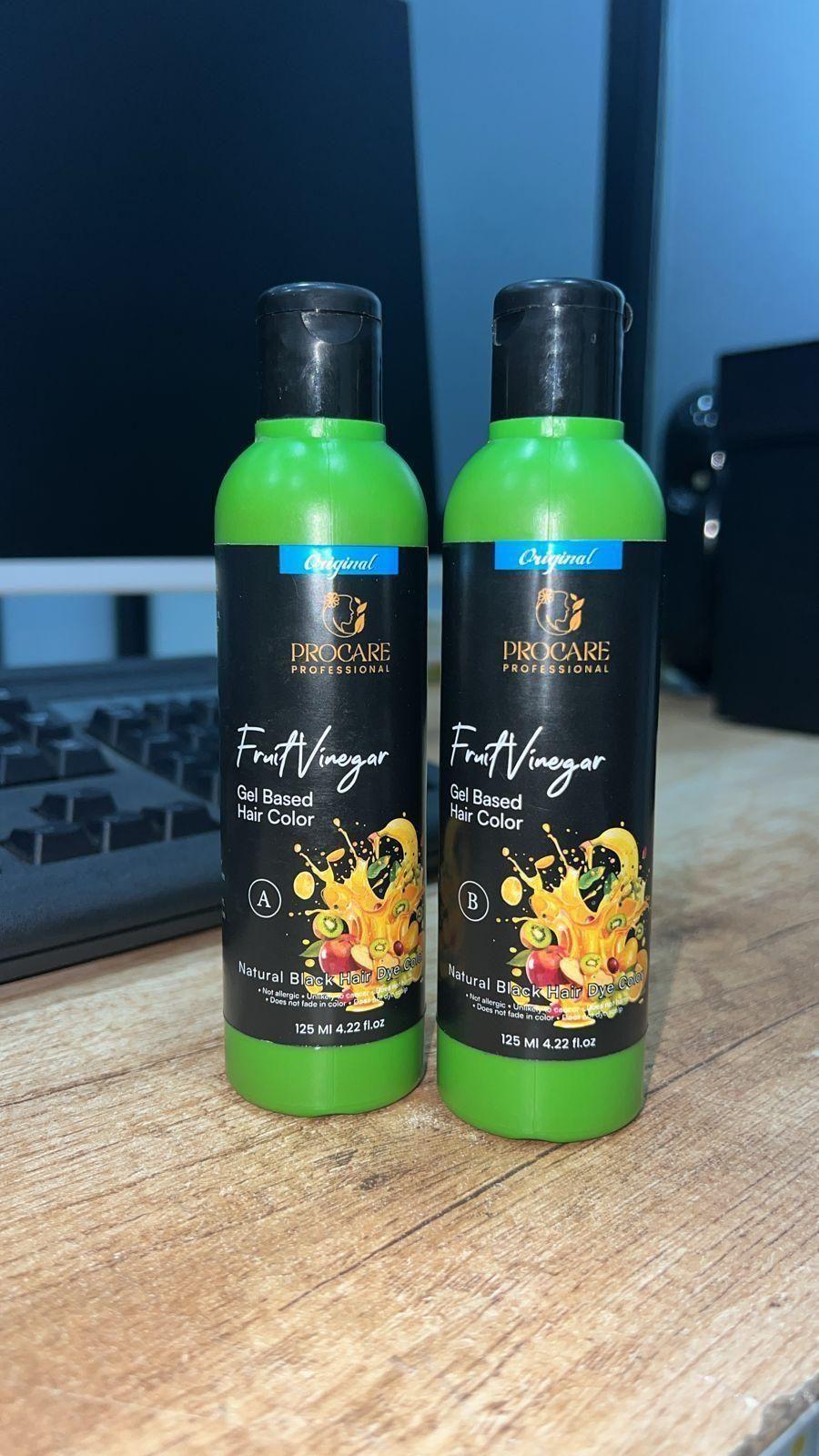 Fruit Vinegar Gel Based Hair Color 125 ml (Pack of 2)